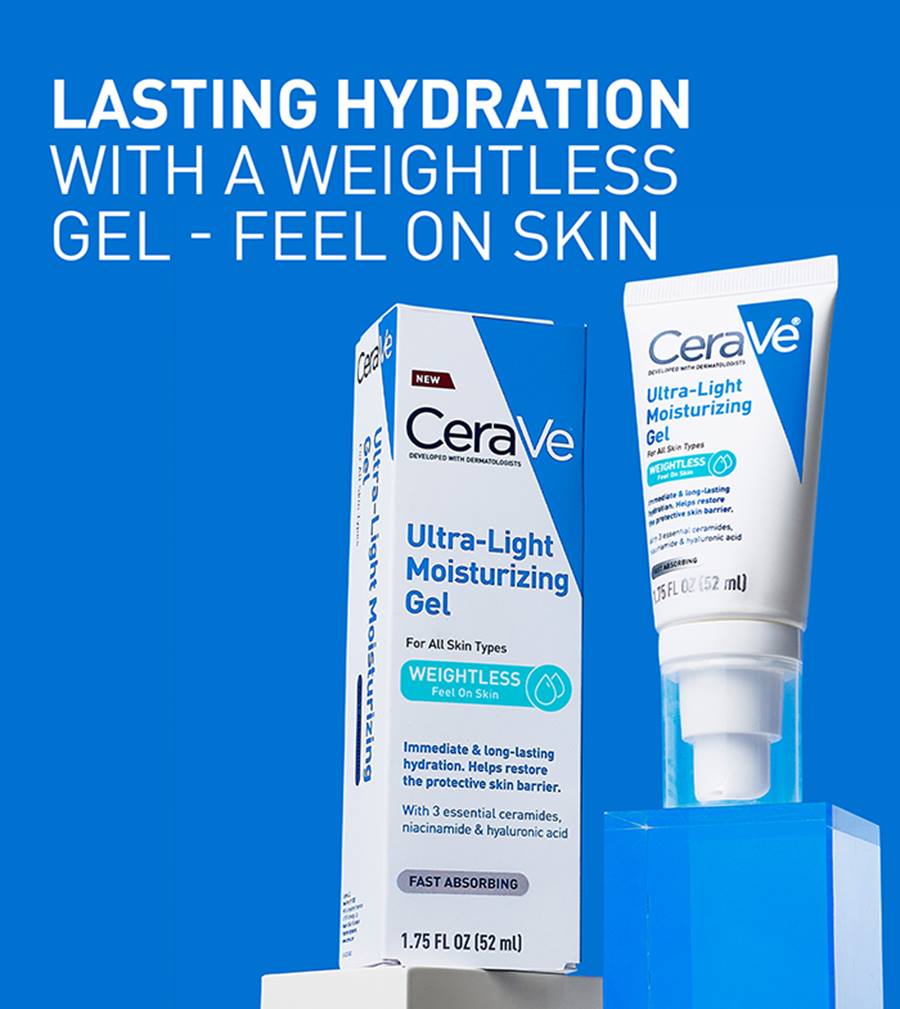 CeraVe Ultra-Light Moisturizing Gel, for all skin types, 52ml