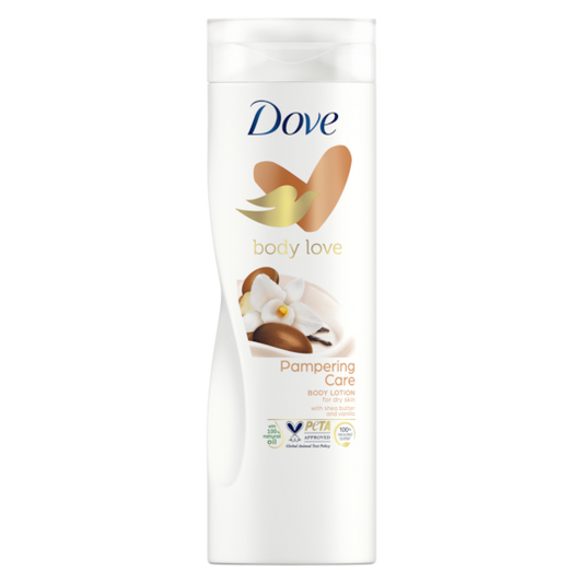 Dove Body Love Pampering Care Body Lotion for Dry Skin, 400ml