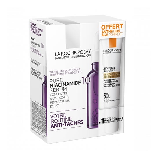 La Roche-Posay Pure Niacinamide 10 Sérum 30ml + FREE Anthelios Age Correct 15ml