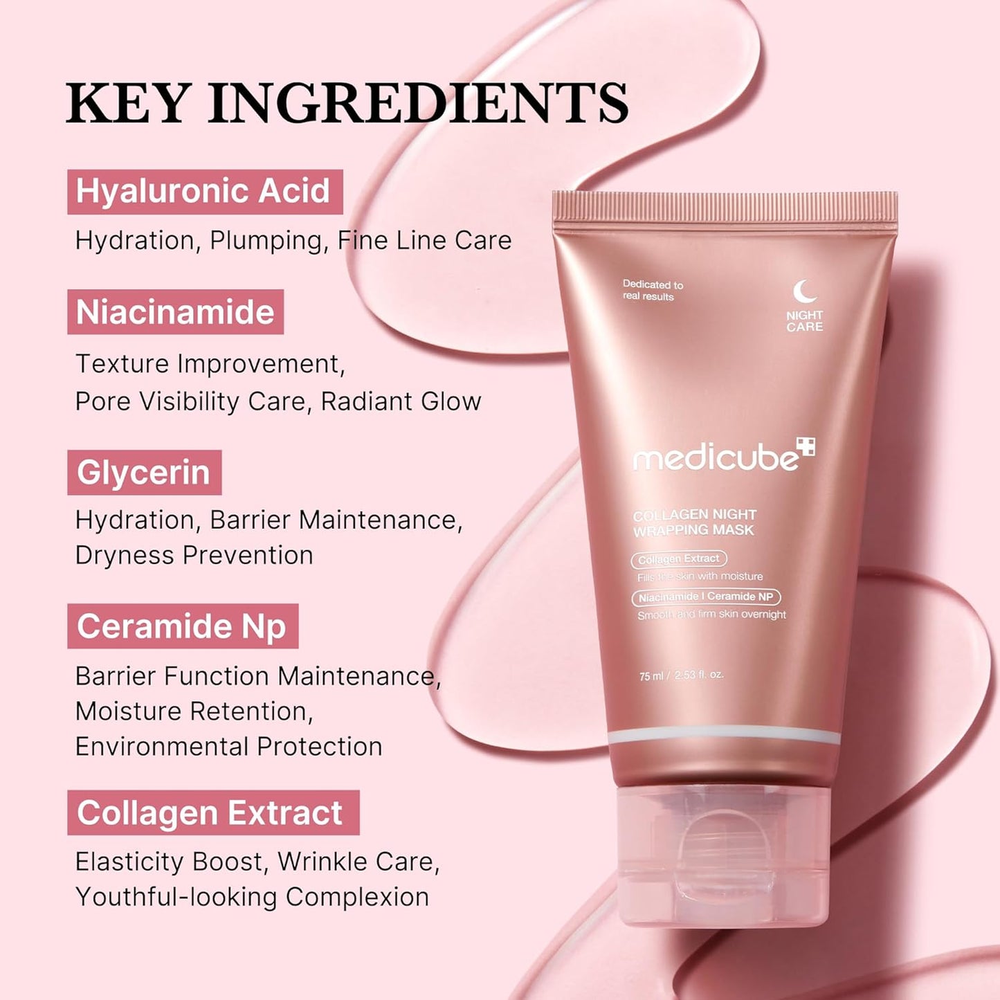 Medicube Collagen Night Wrapping Mask, 75ML