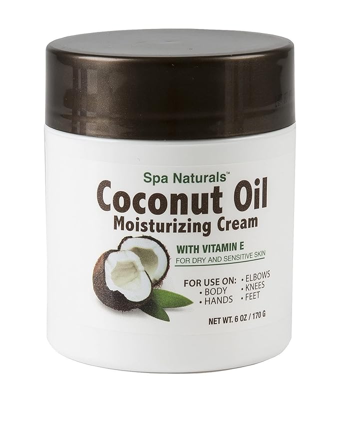 Spa Naturals Coconut Oil Moisturizing Cream - 6 oz, 170g