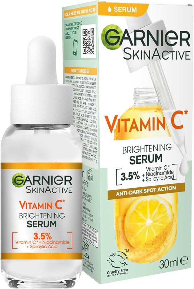 Garnier Vitamin C Brightening Serum, SPF25 30ml