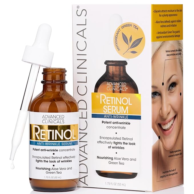 Advanced Clinicals Retinol Serum, 52ML