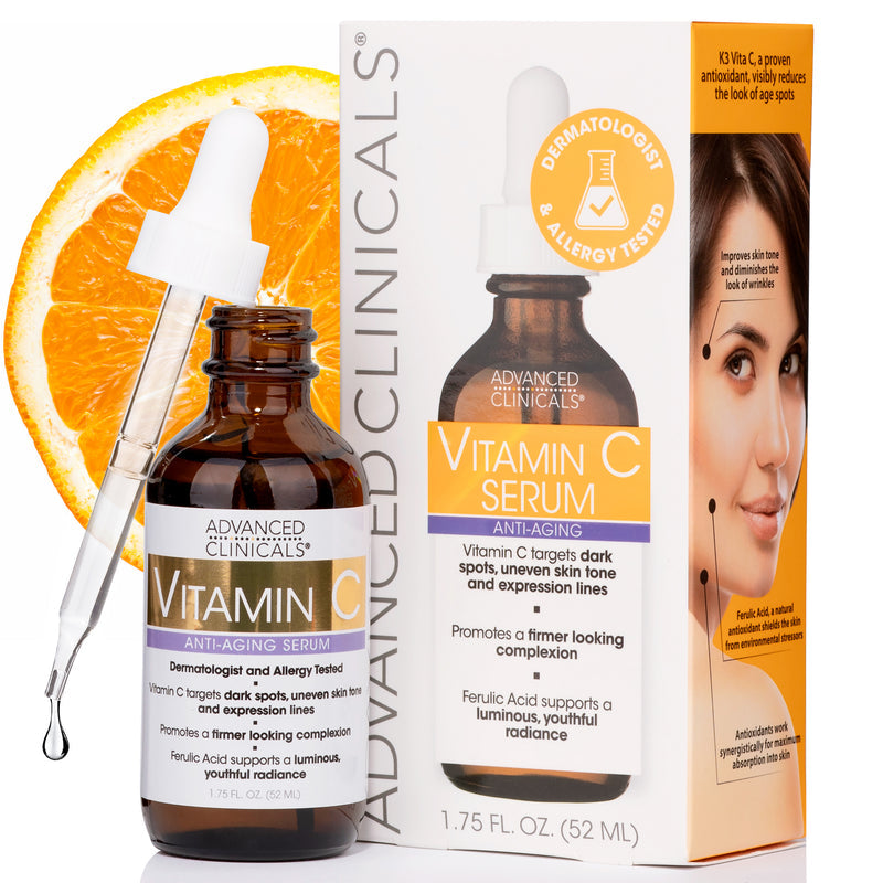 Advanced Clinicals Vitamin C Brightening Serum, 52ml