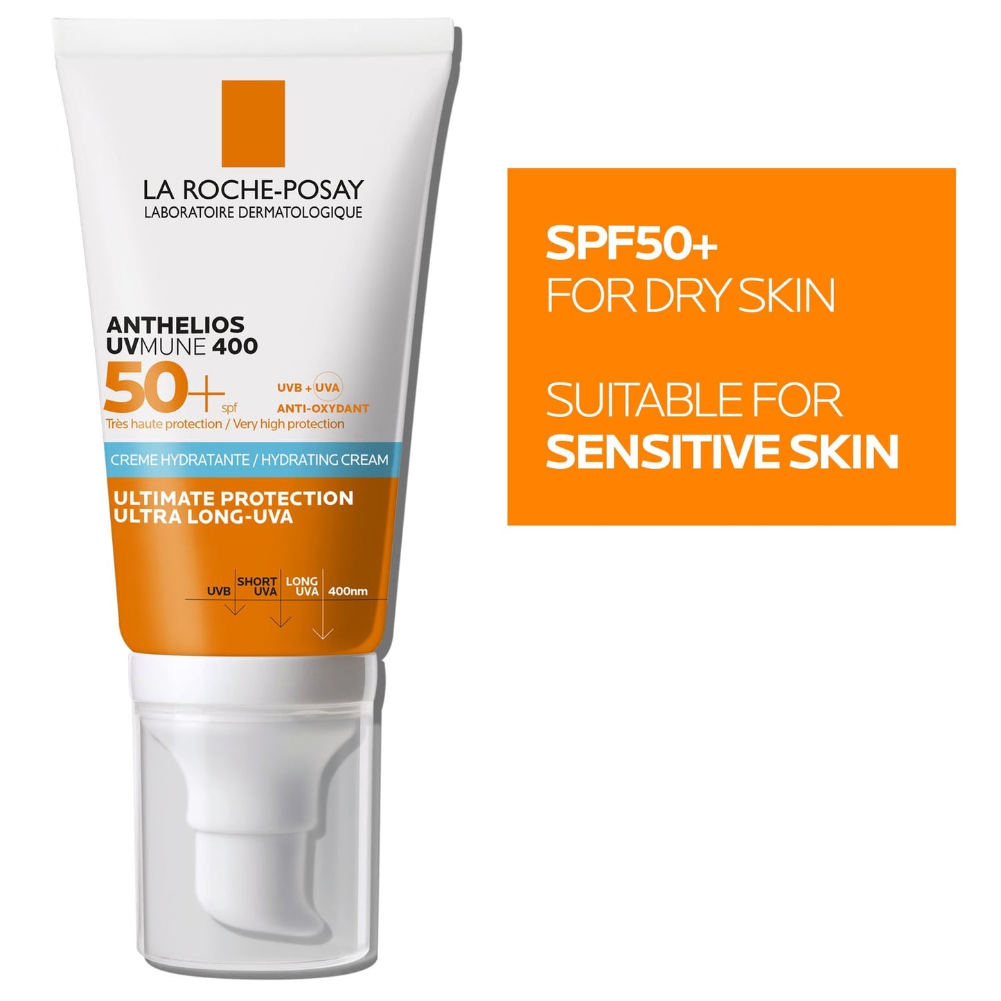 LA Roche-Posay Anthelios UVMune Hydrating Cream SPF50 ,50ml