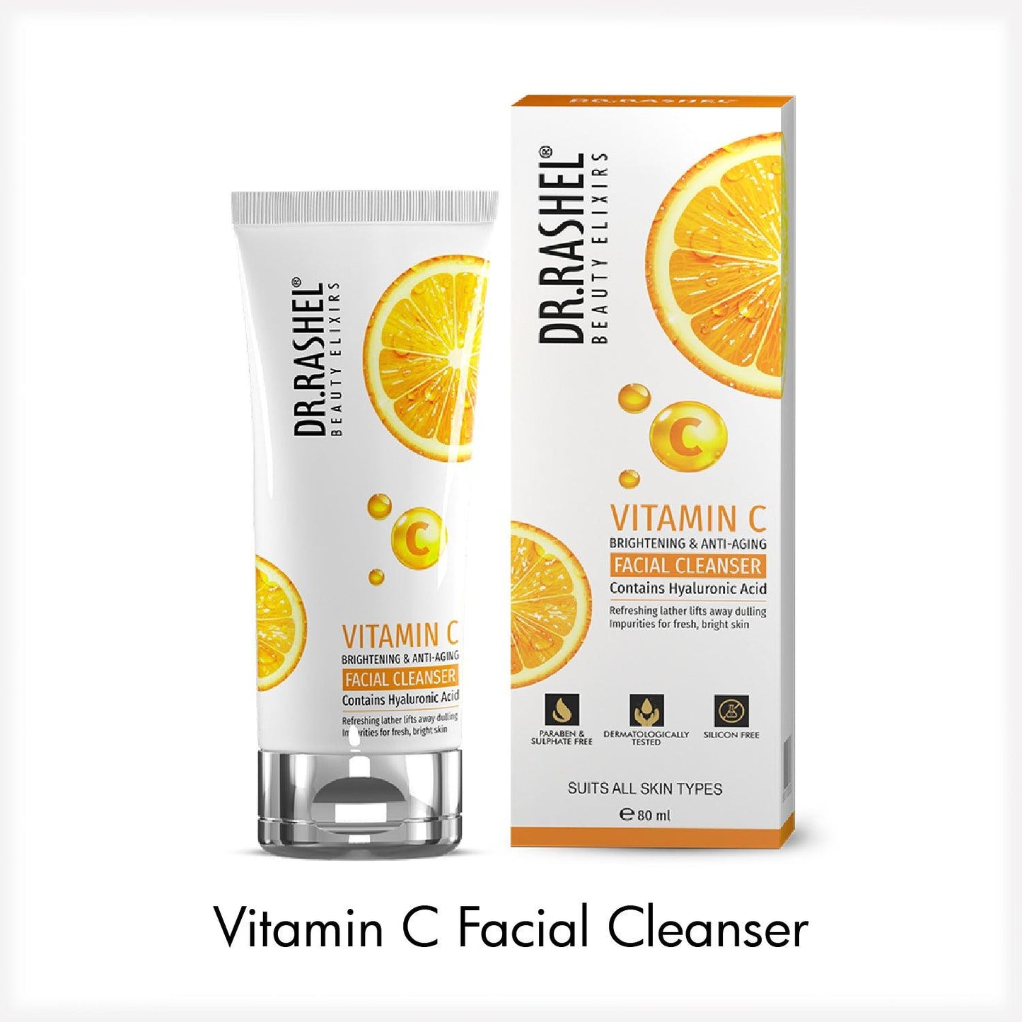 Dr. Rashel Vitamin C Brightening & anti-aging Facial Cleanser - 80 ML