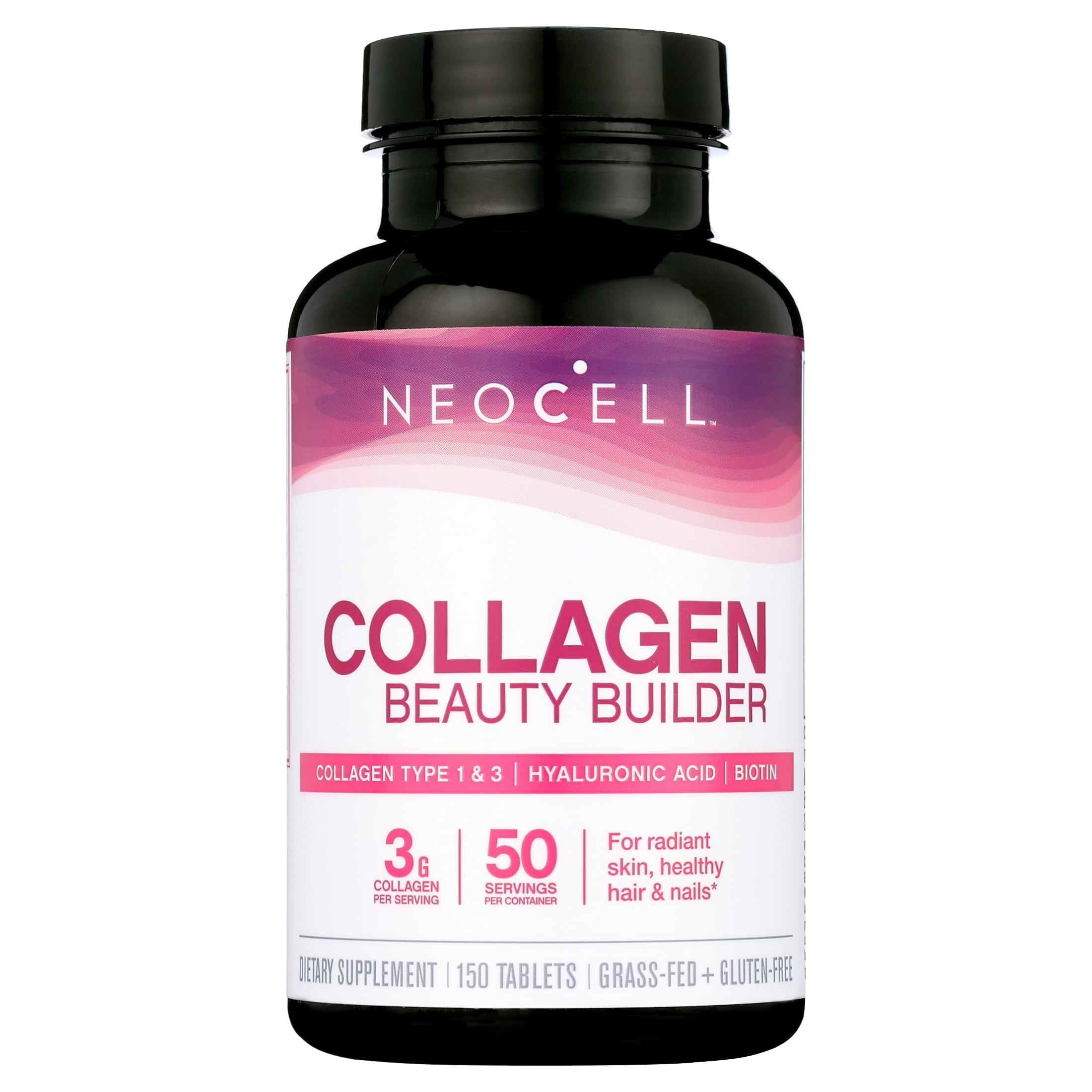 NeoCell Collagen Beauty Builder With Hyaluronic Acid and Biotin, 150 T ...