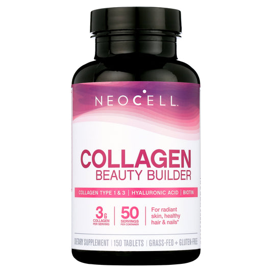 NeoCell Collagen Beauty Builder With Hyaluronic Acid and Biotin, 150 Tablets