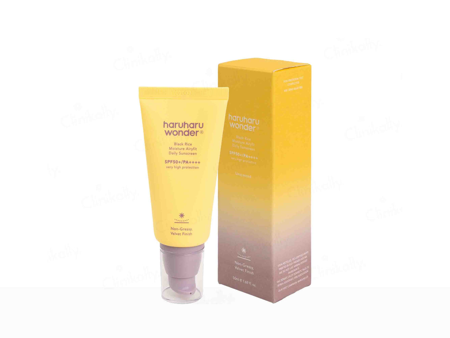 HARUHARU Wonder Black Rice Moisture Airyfit Daily Sunscreen spf50+, 50ml