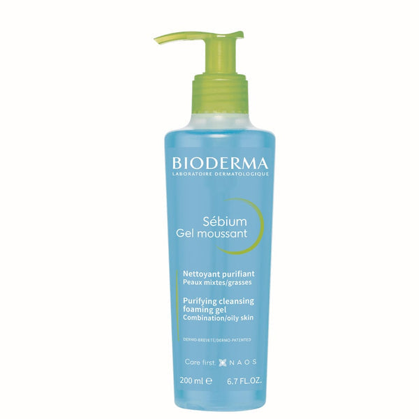 Bioderma Purifying Cleansing Foaming Gel for Combination/Oily Skin, 200ml