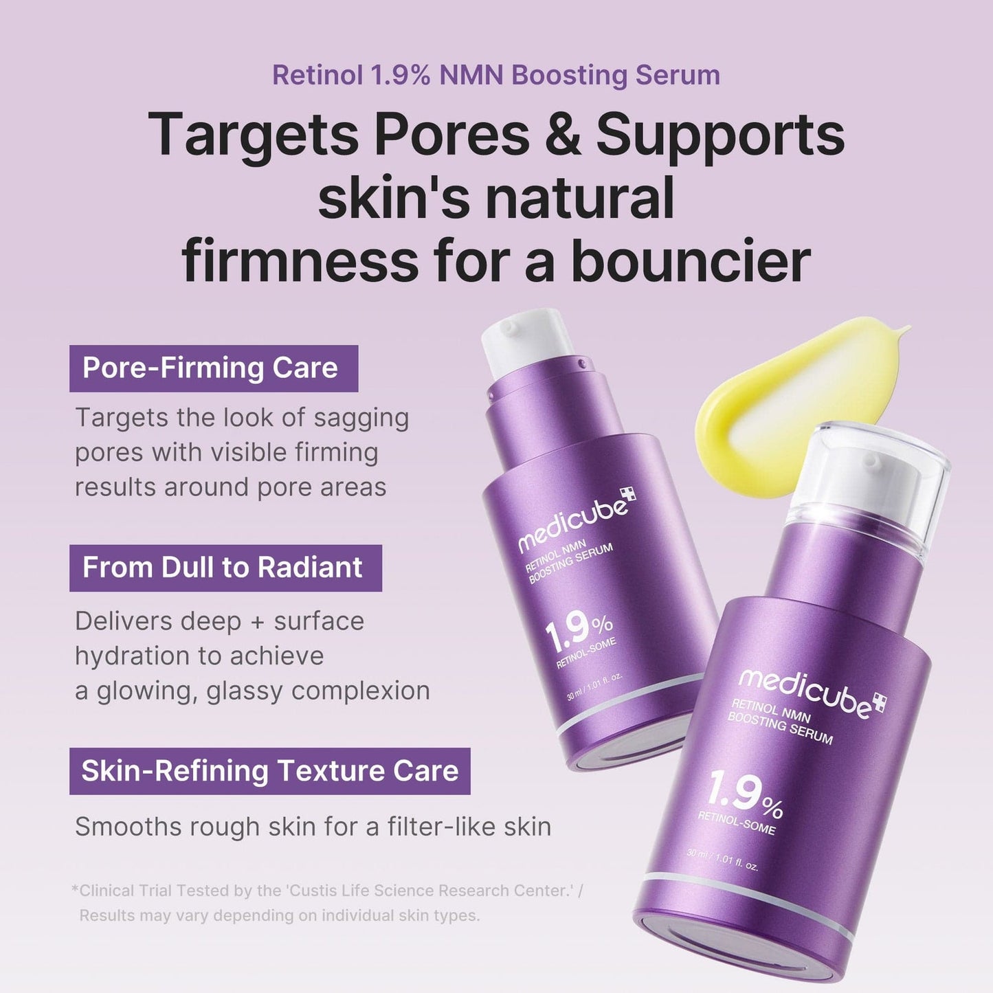 Medicube Retinol NMN Boosting Serum, 1.9% Retinol-Some, 30ml