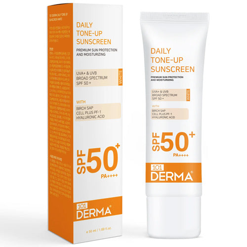 101 DERMA Daily Tone Up Sunscreen White SPF50+, 50ml