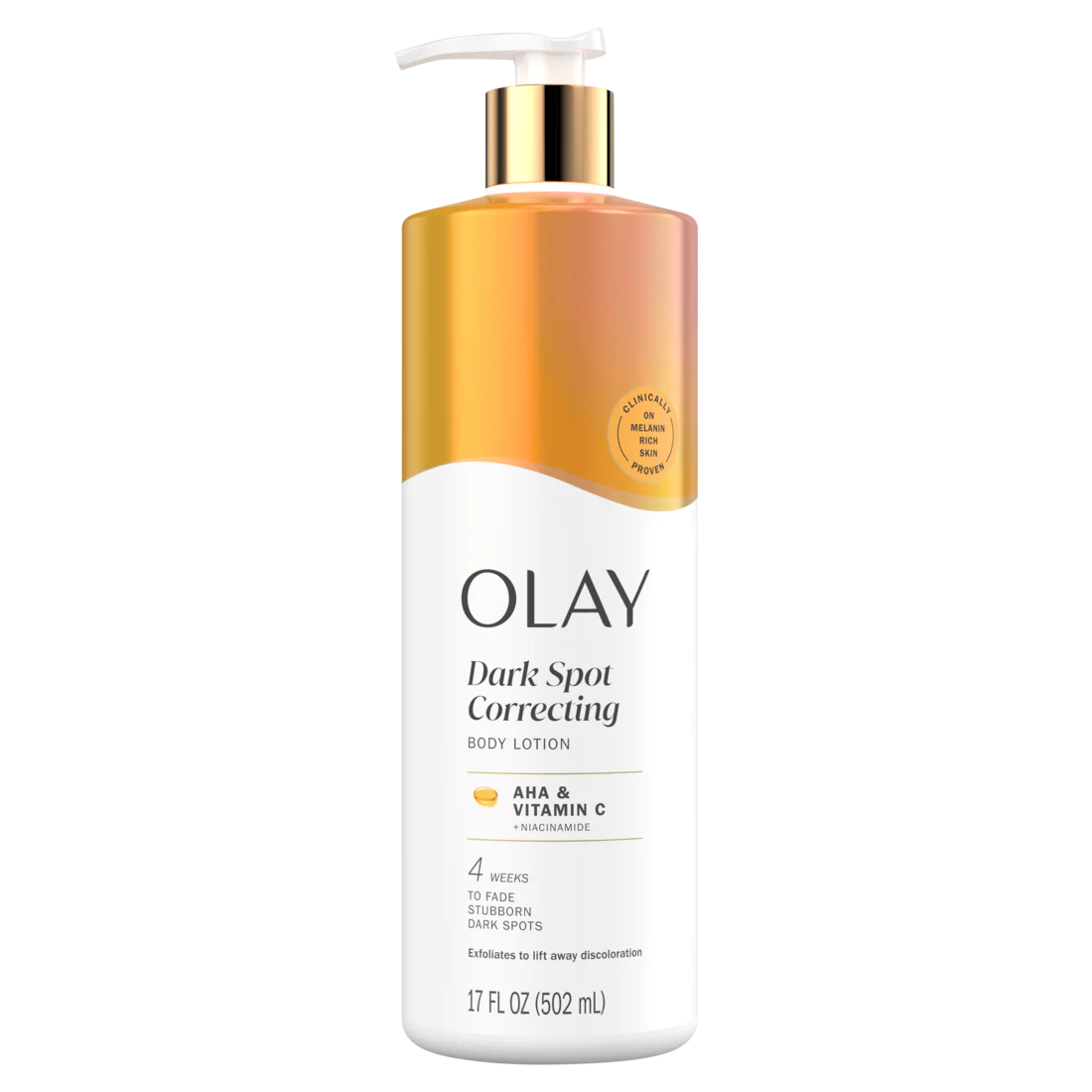 Olay Dark Spot Correcting Body Lotion, AHA & Vitamin C + Niacinamide, 502ml