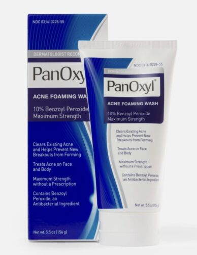 PanOxyl Acne Foaming Wash Benzoyl Peroxide 10% , 156g