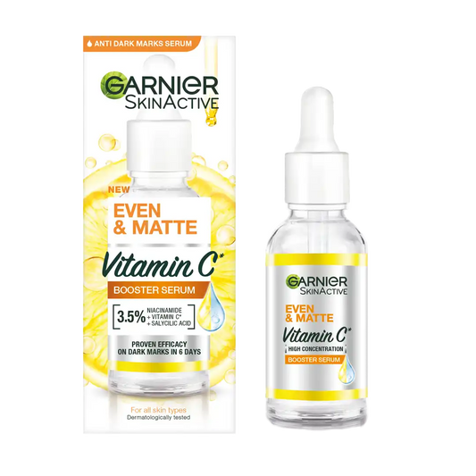 garnier skin active even & matte booster serum 30ml