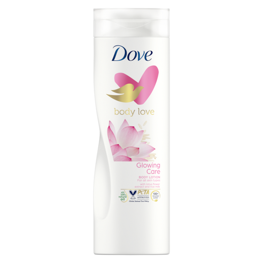 Dove Body Love Glowing Care Body Lotion for all skin types, 400ml