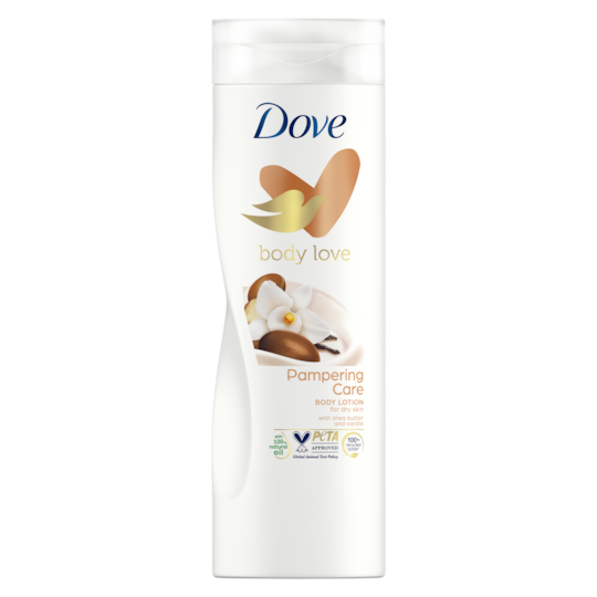 Dove Body Love Pampering Care Body Lotion for Dry Skin, 400ml