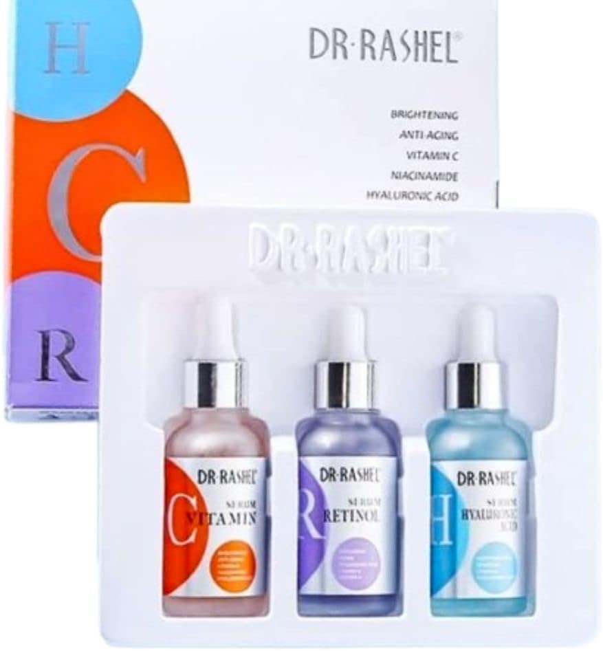 Dr. Rashel Complete Facial Serum Set, Pack Of 3