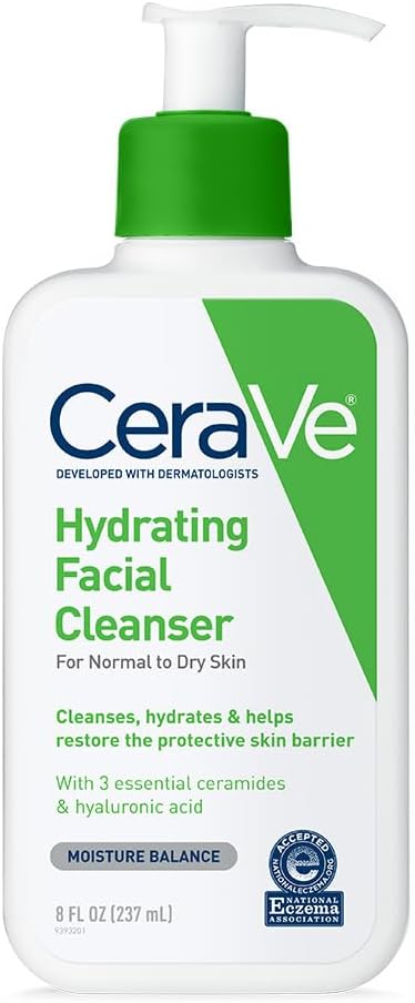 CeraVe Hydrating Facial Cleanser for Normal to Dry Skin 237ml