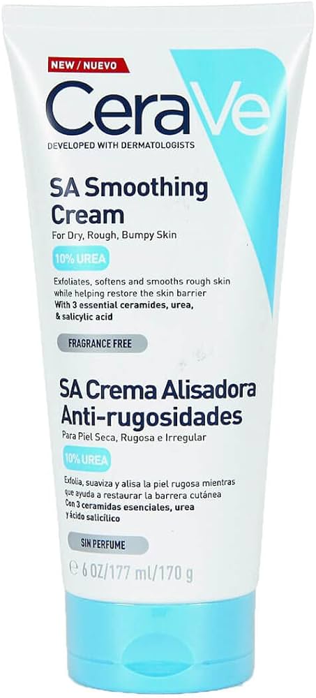 CeraVe SA Smoothing Cream, For Dry, Rough Bumpy Skin, 177ml