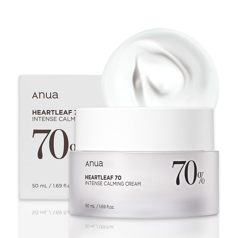 ANUA HEARTLEAF 70 INTENSE CALMING CREAM 70%, 50ML