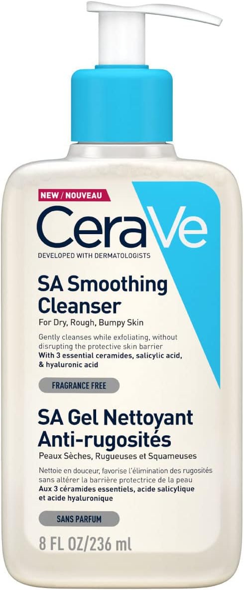 CeraVe SA Smoothing Cleanser For Dry, Rough, Bumpy Skin 236ml