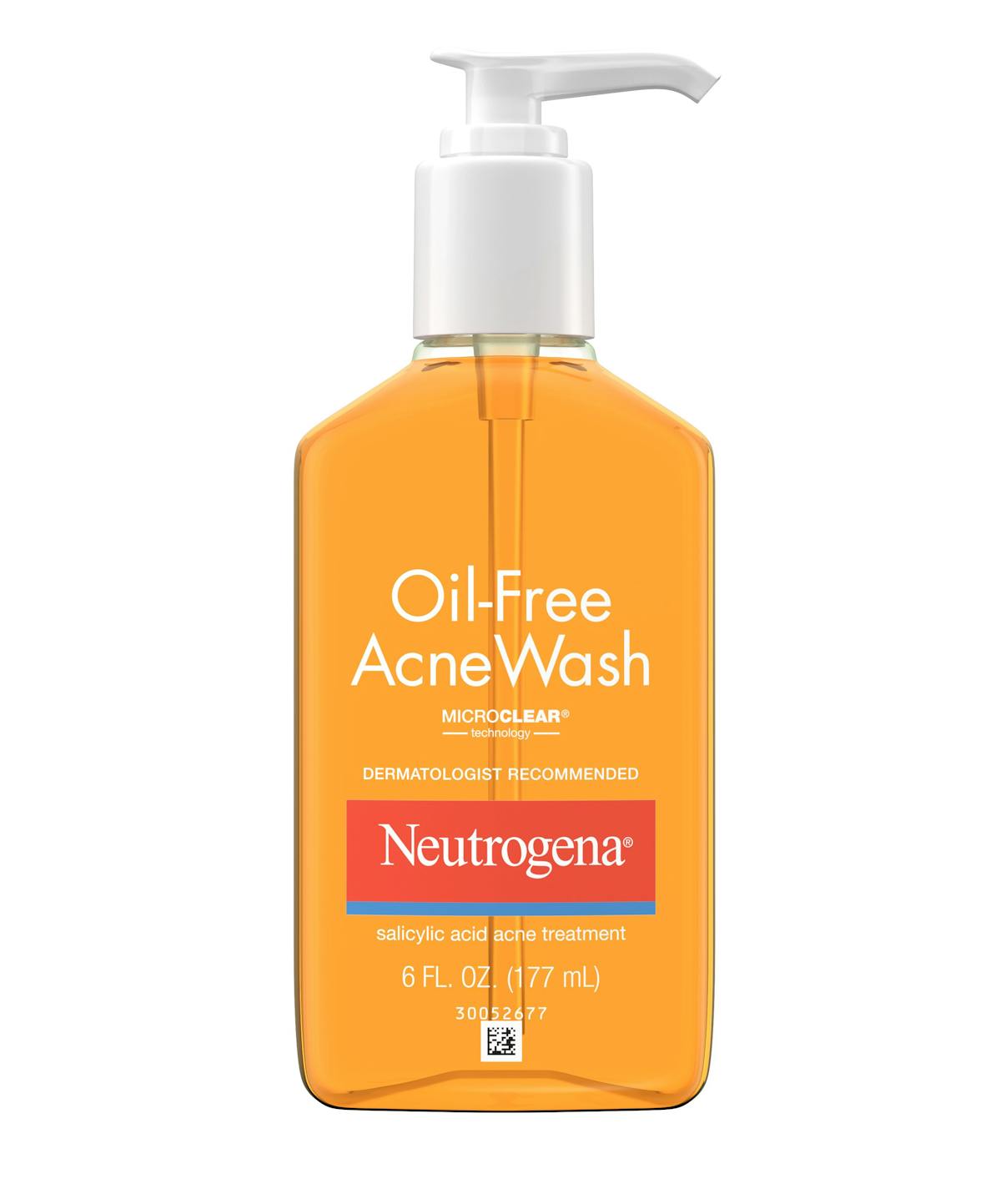 Neutrogena Oil-Free Acne Wash with Salicylic Acid Acne Treatment, 269ml