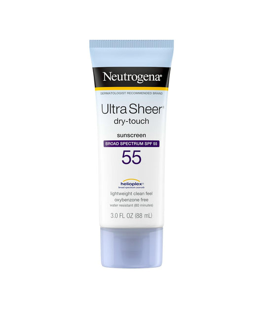 Neutrogena Ultra Sheer Dry-Touch Sunscreen Broad Spectrum SPF 55, 88ml