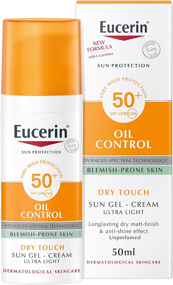 Eucerin Sun Face Oil Control Tinted SPF 50+ Light, 50ml