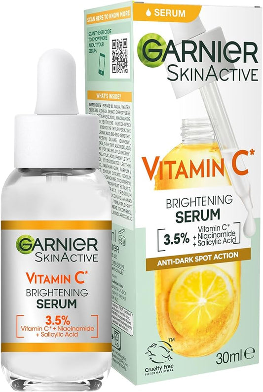 Garnier Vitamin C Brightening Serum, SPF25  30ml