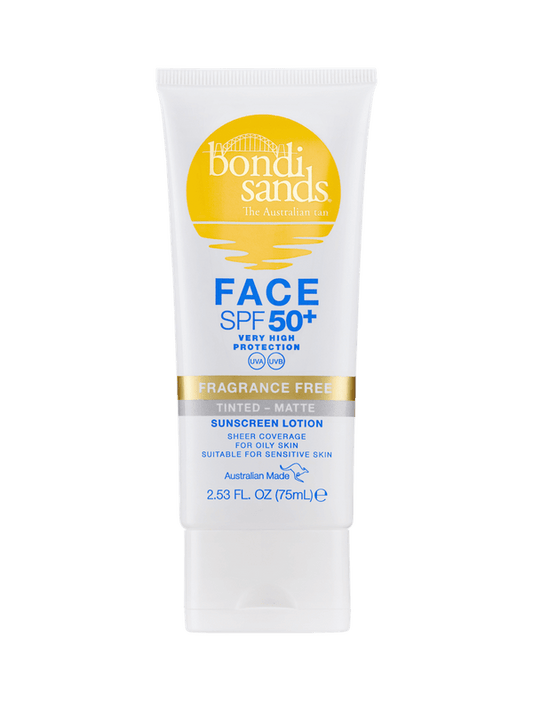 Bondi Sands SPF 50+ Fragrance Free Tinted - Matte 75ml