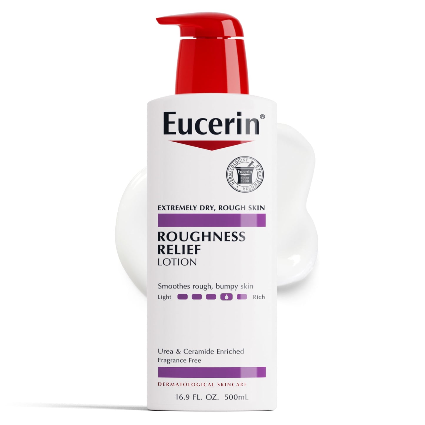 Eucerin Roughness Relief Lotion - Full Body for Extremely Dry, Rough Skin 16.9 fl. oz., 500ml