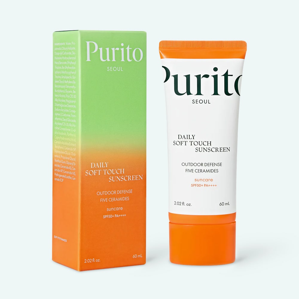 Purito Seoul Daily Soft Touch Sunscreen SPF50+ PA++++, 60ml