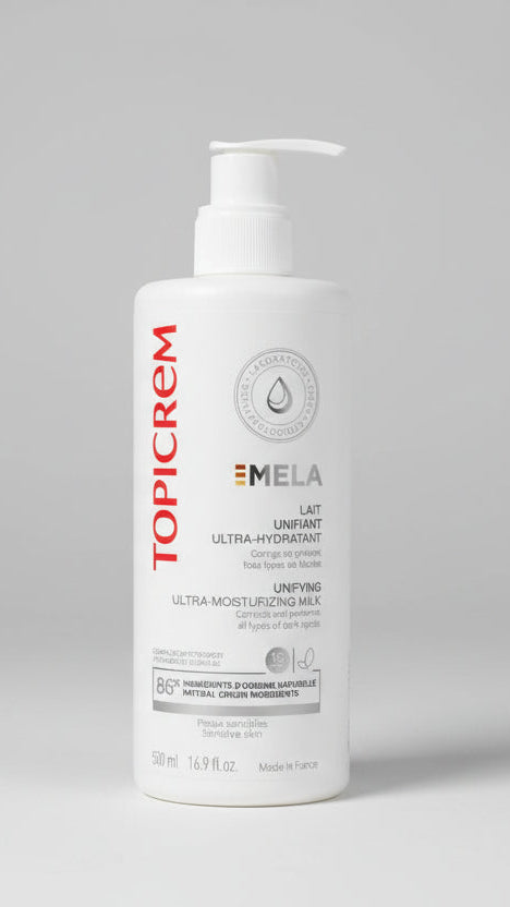 Topicrem Mela Unifying Ultra-Moisturizing Milk Lotion, 500ml
