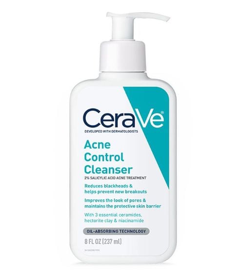 CeraVe Acne Control Cleanser 2% Salicylic Acid Acne Treatment 237ml