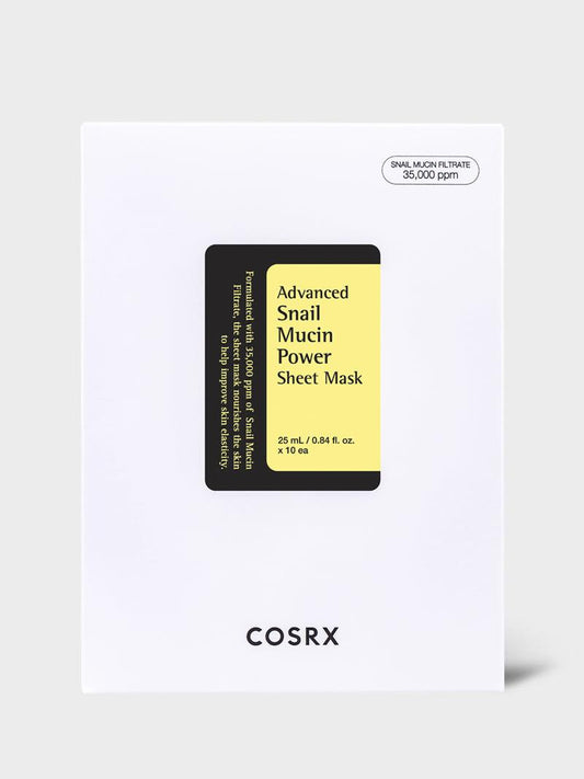 Cosrx Advanced Snail Mucin Power Sheet Mask 10 Sheets