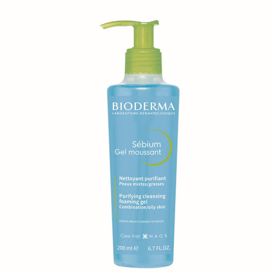 Bioderma Purifying Cleansing Foaming Gel for Combination/Oily Skin, 200ml
