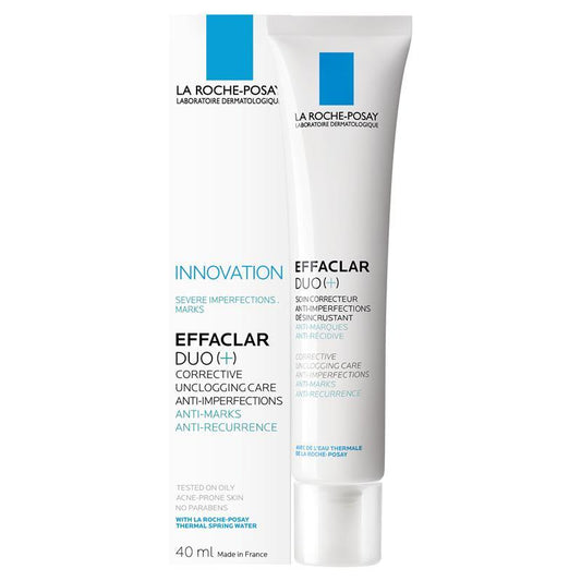 La Roche-Posay Effaclar DUO+M Anti-Imperfections Triple Corrective Care for Oily and Acne-Prone Skin, 40ML